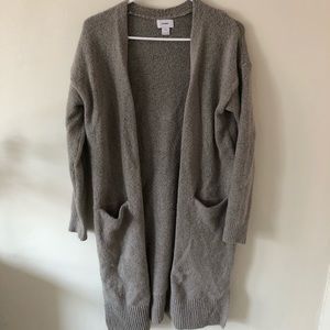 Long Old Navy Cream Cardigan